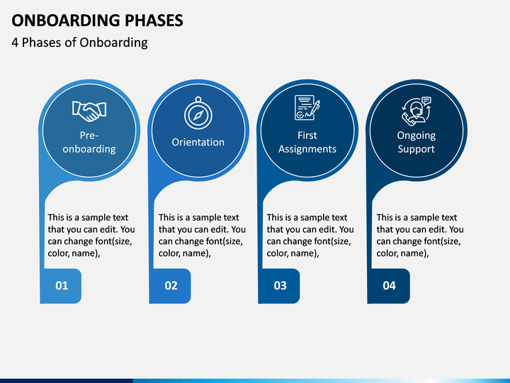 Onboarding Phases PowerPoint Template SketchBubble