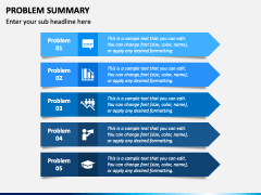 Problem Summary PowerPoint Template and Google Slides Theme