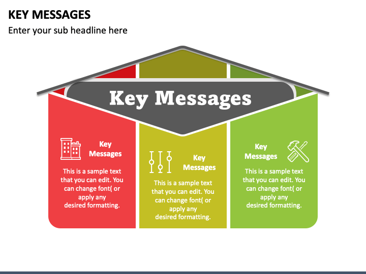 Key Messages PowerPoint Template PPT Slides