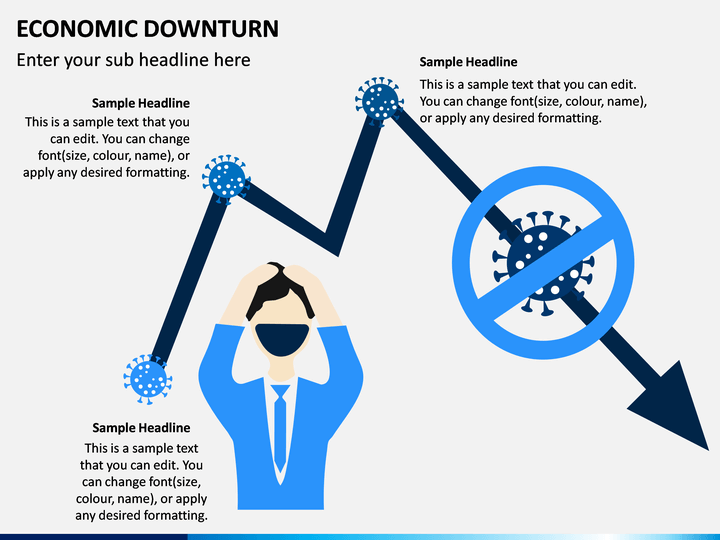 Economic Downturn PowerPoint Template PPT Slides SketchBubble
