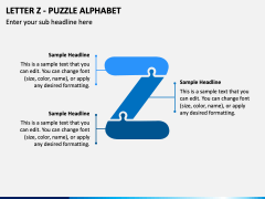 Letter Z - Puzzle Alphabet PPT Slide 1