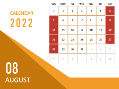 Calendar 2022 T5 PPT Slide 9