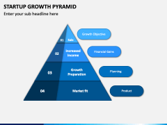 Startup Growth Pyramid PPT Slide 1