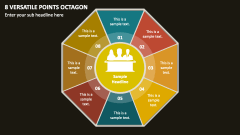 8 Versatile Points Octagon PPT Slide 1