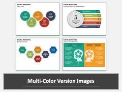 Digital Recruiting PPT Multicolor Combined