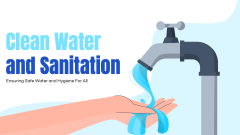 Clean Water and Sanitation PPT Slide 1