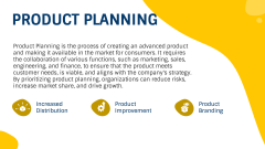 Product Planning PowerPoint and Google Slides Template - PPT Slides