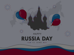 Russia Day Animated Presentation - SketchBubble