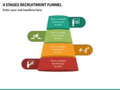 4 Stages Recruitment Funnel PPT Slide 2