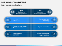 B2B and B2C Marketing PPT Slide 1