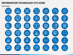 Information Technology (IT) Icons PPT Slide 5