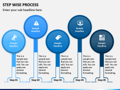Step Wise Process PPT Slide 8