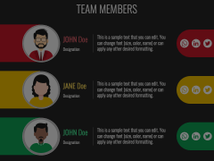 Team Members Animated Presentation - SketchBubble