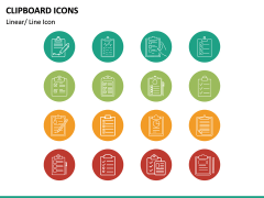 Clipboard Icons PPT Slide 4