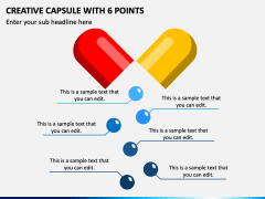 Creative Capsule with 6 Points PPT Slide 2