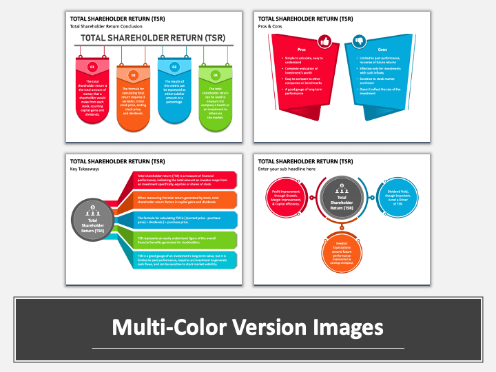 Total Shareholder Return (TSR) PowerPoint Template PPT Slides