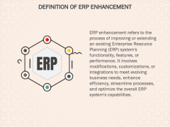 ERP Enhancement PPT Slide 2