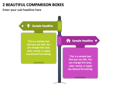 2 Beautiful Comparison Boxes PPT Slide 2