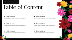 Creative Floral Theme PPT Slide 2