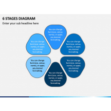 PowerPoint 6 Stages Timeline