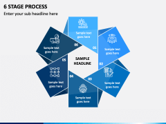 6 Stage Process PPT Slide 1