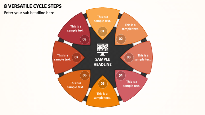 8 Versatile Cycle Steps PPT Slide 1