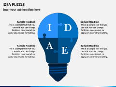 Idea Puzzle for PowerPoint and Google Slides - PPT Slides