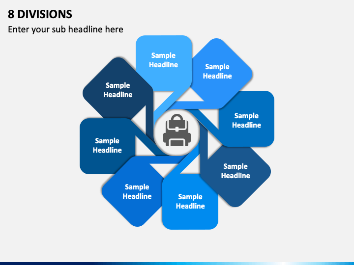 8 Divisions PPT Slide 1