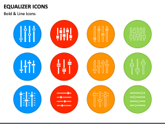 Equalizer Icons PPT Slide 1