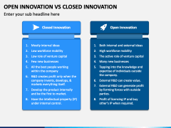 Open Innovation Vs Closed Innovation PPT Slide 3