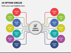 14 Option Circles PPT Slide 1