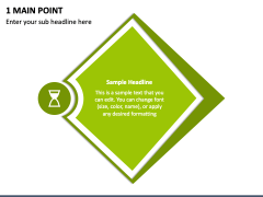 1 Main Point PowerPoint Template - PPT Slides