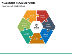 7 Segments Hexagon Puzzle PPT Slide 2