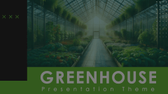 Greenhouse Theme Animated Presentation - SketchBubble