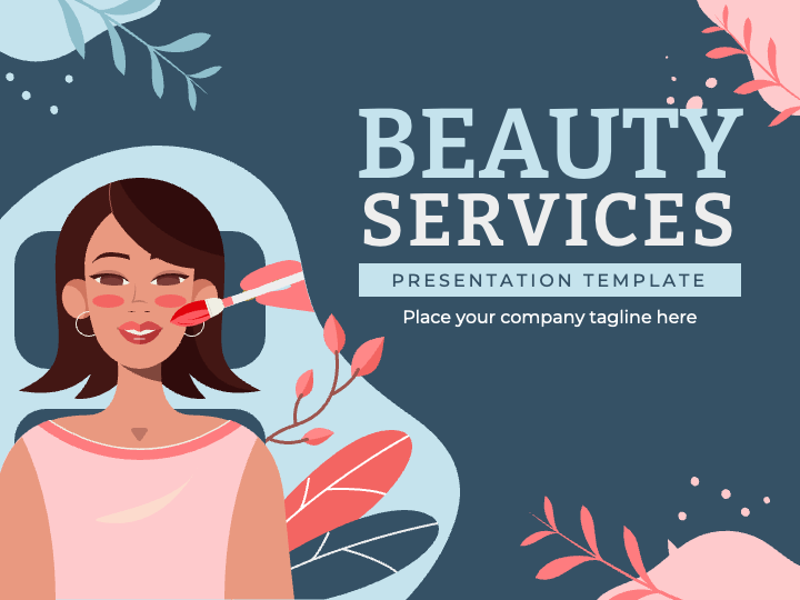 Beauty Services PPT Slide 1