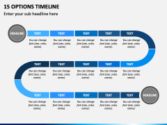 15 Options Timeline PPT Slide 2