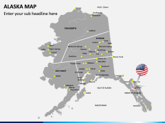 Alaska Map PPT Slide 2