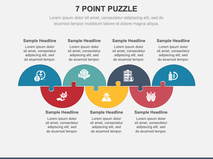 7 Point Puzzle PPT Slide 1