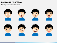Boy Facial Expression PPT Slide 2