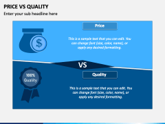 Price Vs Quality PowerPoint and Google Slides Template - PPT Slides