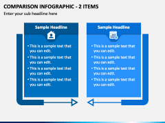 Comparison Infographic - 2 Items PPT Slide 2