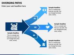 Diverging Paths PowerPoint Template - PPT Slides