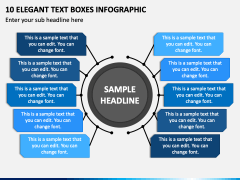 10 Elegant Text Boxes Infographic PPT Slide 2