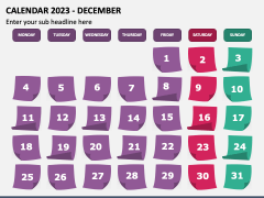 Calendar 2023 PPT Slide 12