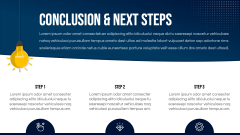 Conclusion and Next Steps PPT Slide 2