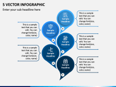 5 Vector Infographic PPT Slide 1