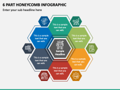 6 Part Honeycomb Infographic PowerPoint Presentation Slides - PPT Template