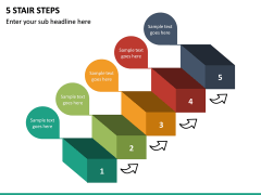 5 Stair Steps PPT Slide 2