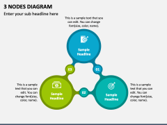 3 Nodes Diagram PPT Slide 2