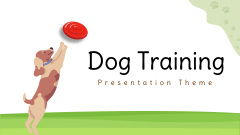 Dog Training Presentation Theme PPT Slide 1